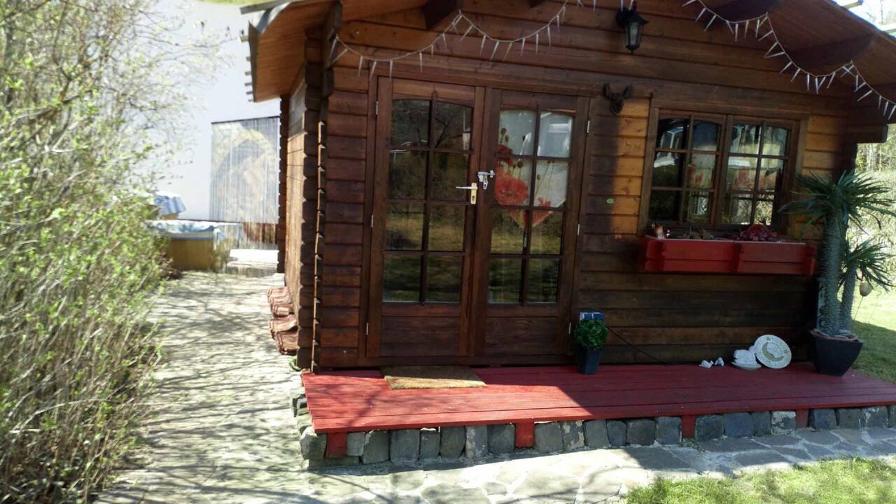 Appartamento Reitstation Rossmuehle Gräfendorf Esterno foto